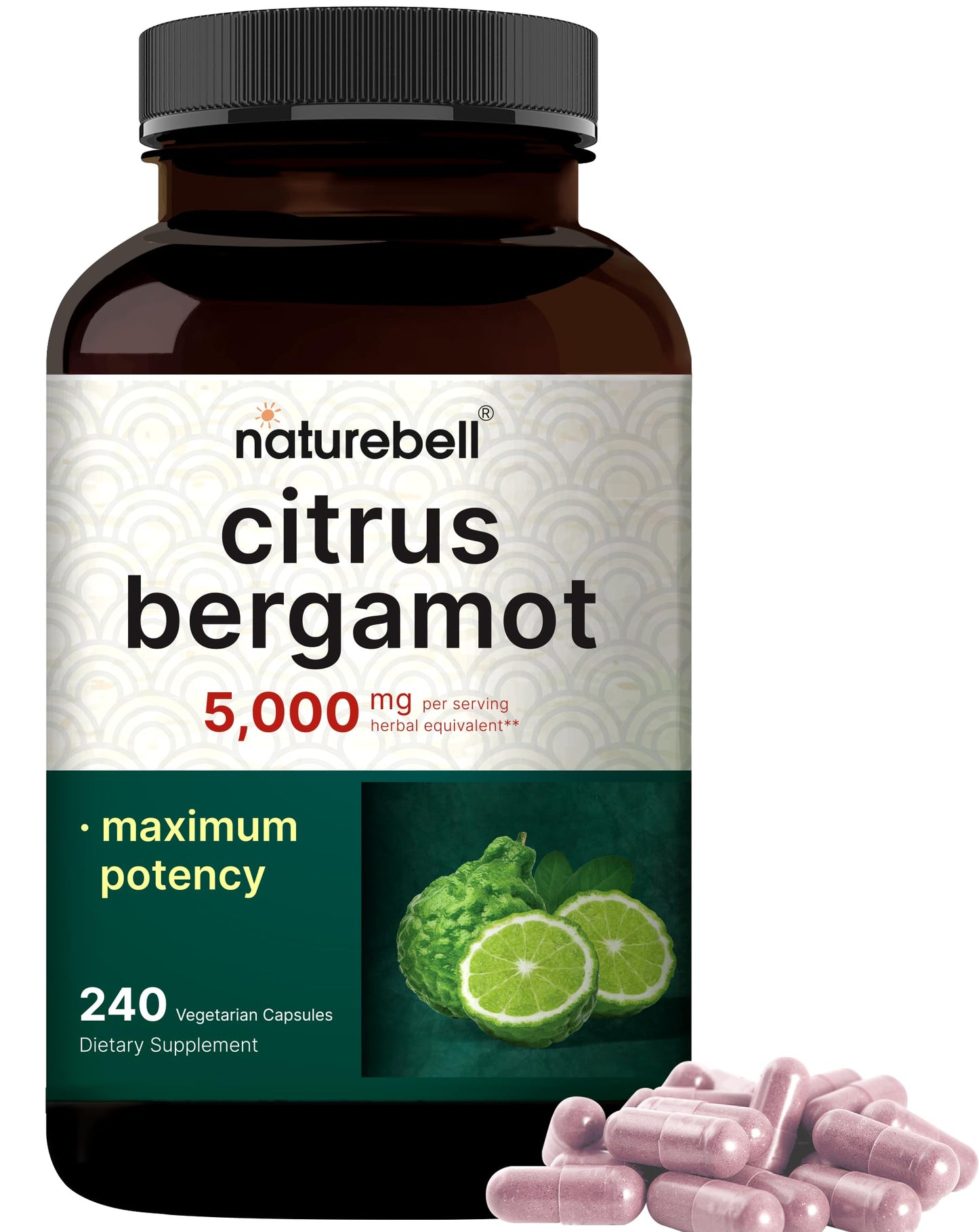 Vitaminas NatureBell Vitamina E y Citrus Bergamot en cápsulas