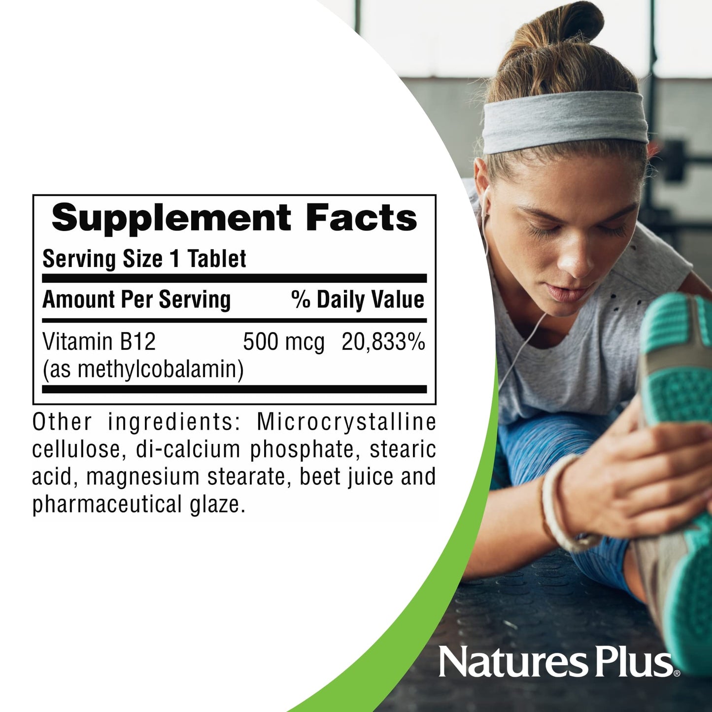 Vitaminas natures plus vitamina b12 500mcg