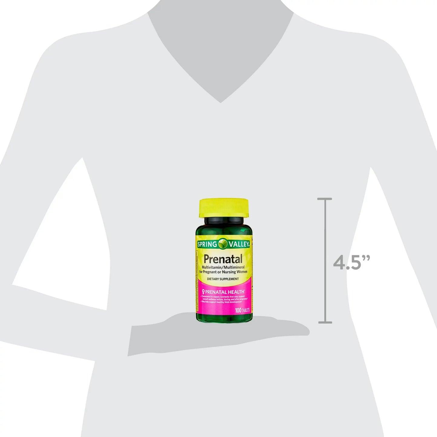 Vitaminas para embarazo y lactancia cerradas Spring Valley Fusion Shop