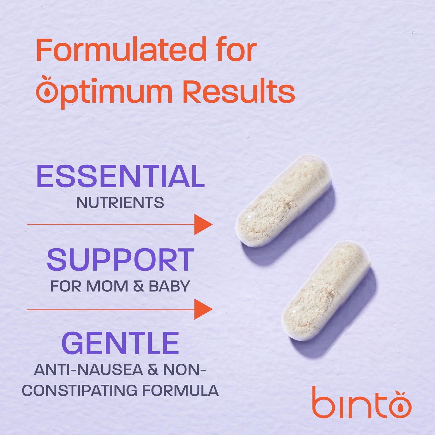 Vitaminas prenatales Binto Bloom no transgénico