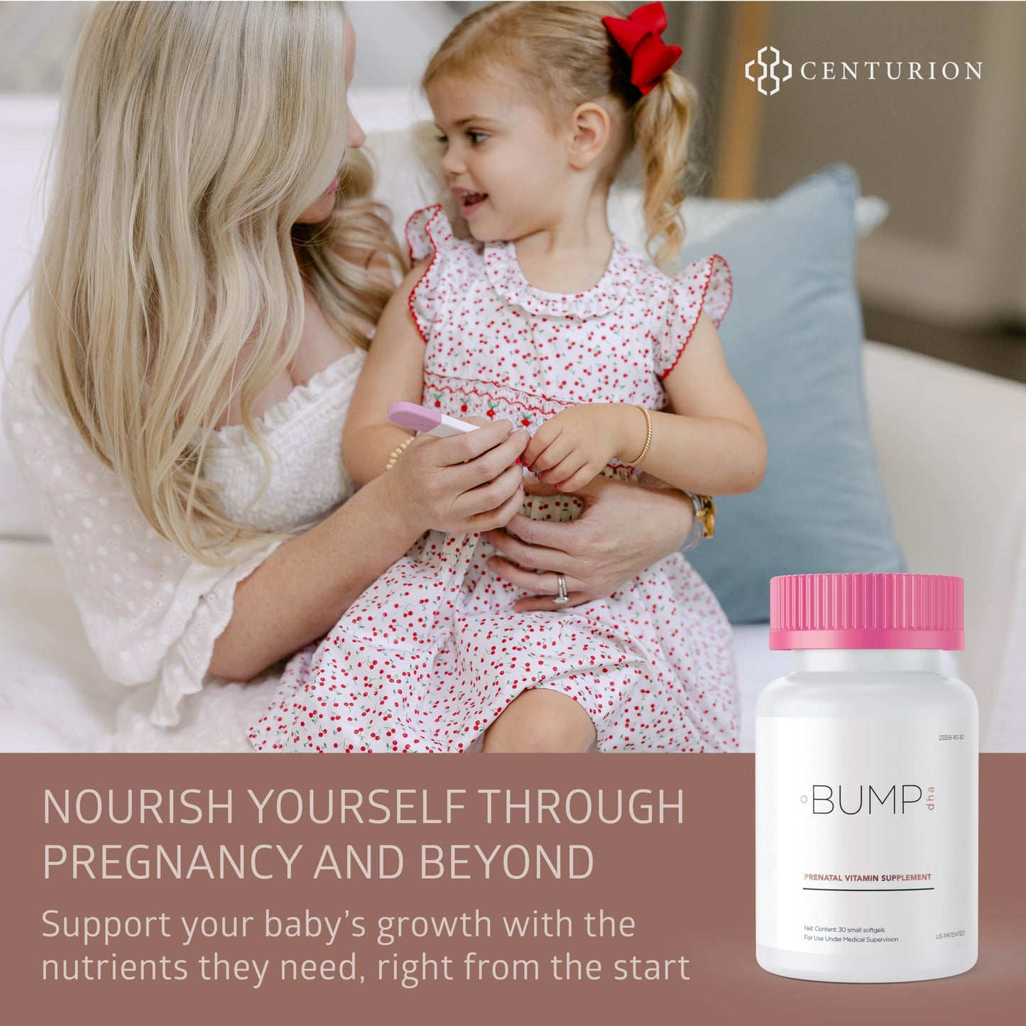 Vitaminas prenatales centurion labs con omega-3 y vitaminas b