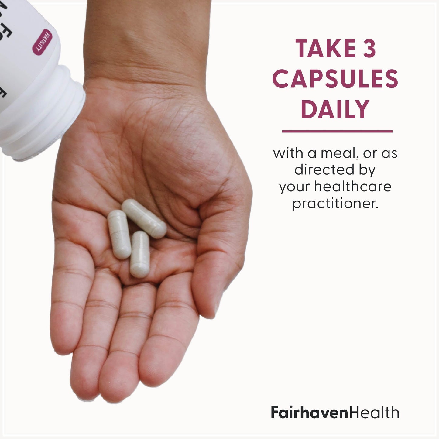 Vitaminas prenatales fertilidad para mujeres Fairhaven Health