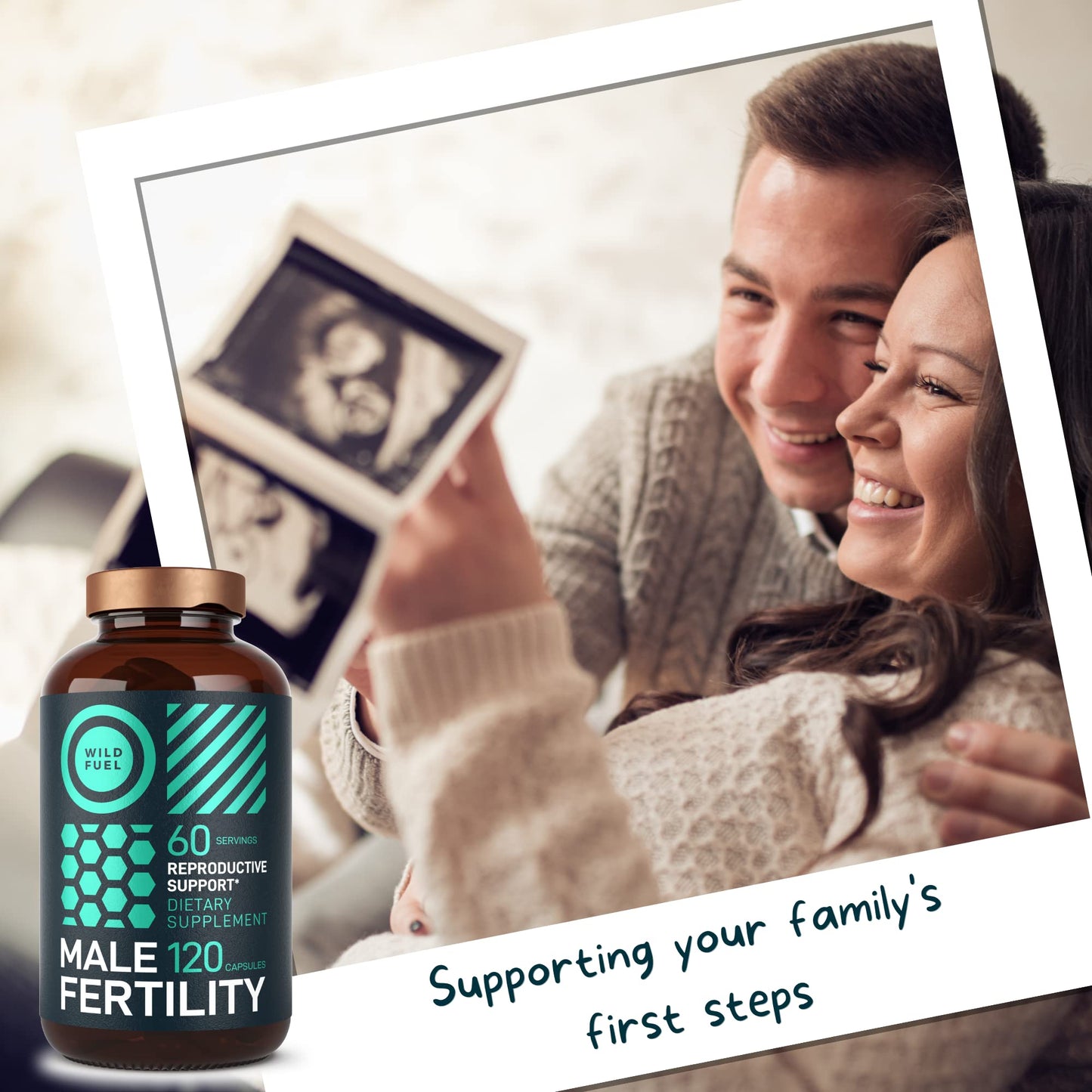 Vitaminas prenatales y soporte de fertilidad masculina
