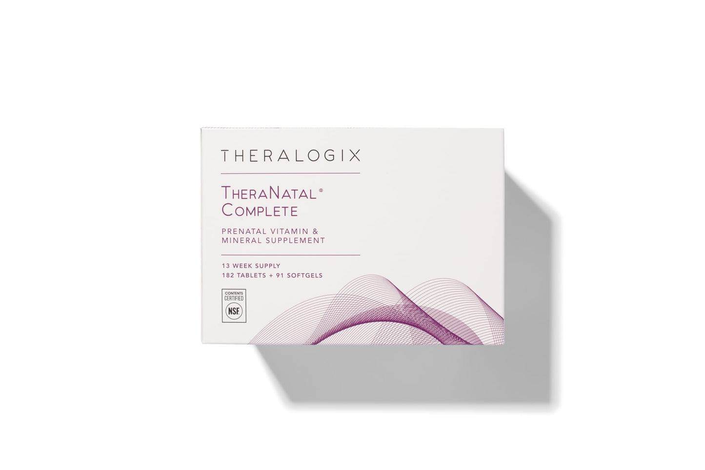 Vitaminas prenatales Theralogix hierro para mujeres embarazadas