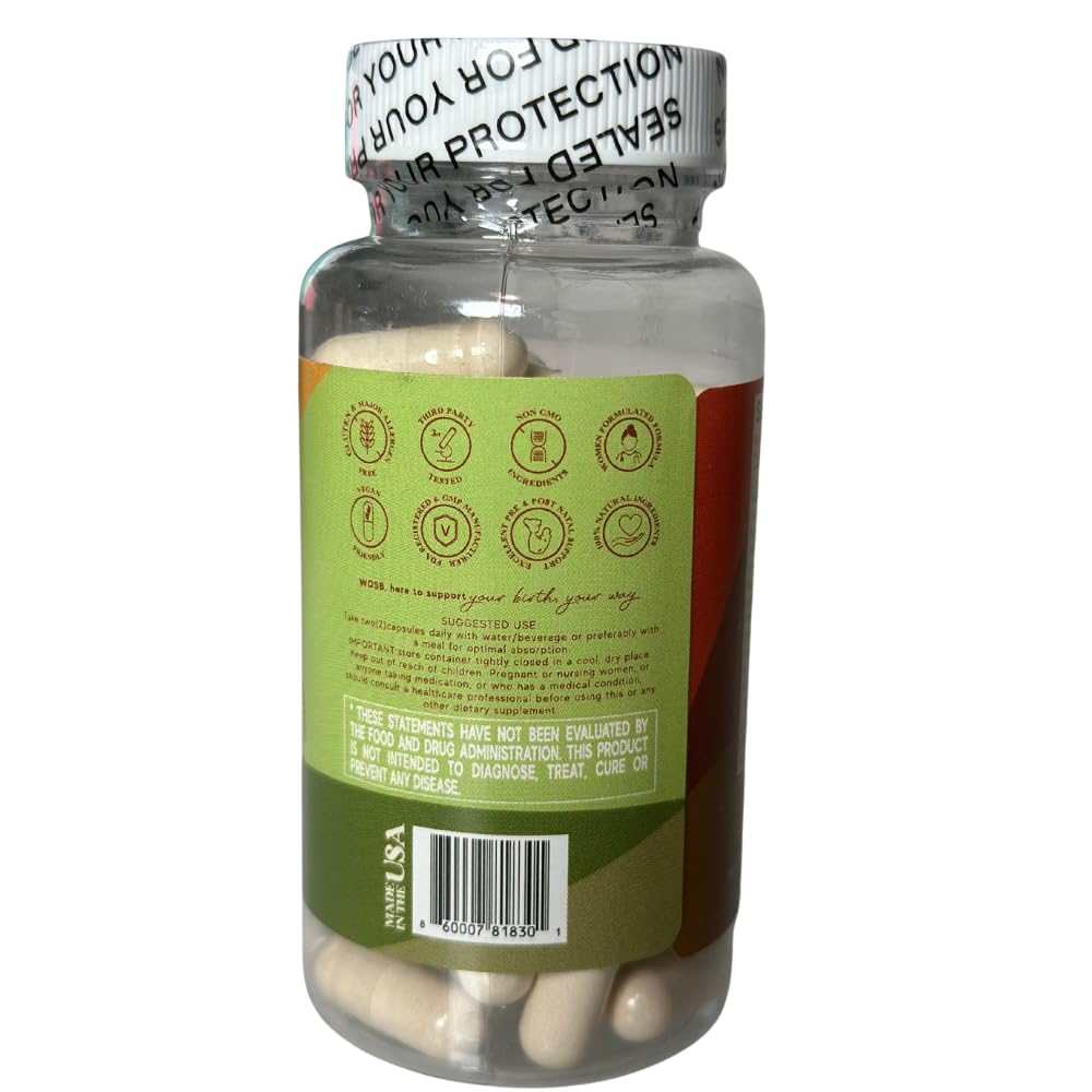 Vitaminas prenatales veganas protegidas MME envase y cápsulas