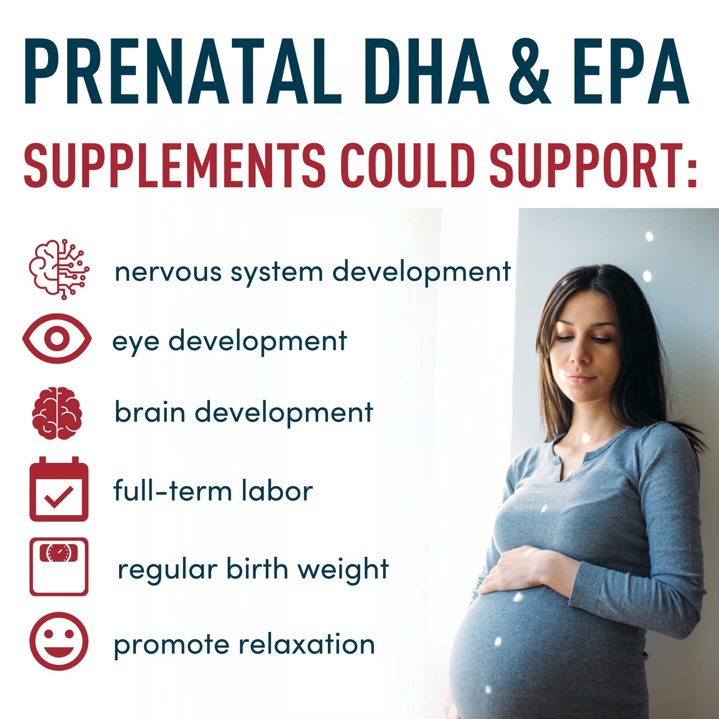 Vitaminas prenatales WINDSOR BOTANICALS con DHA y ácido fólico