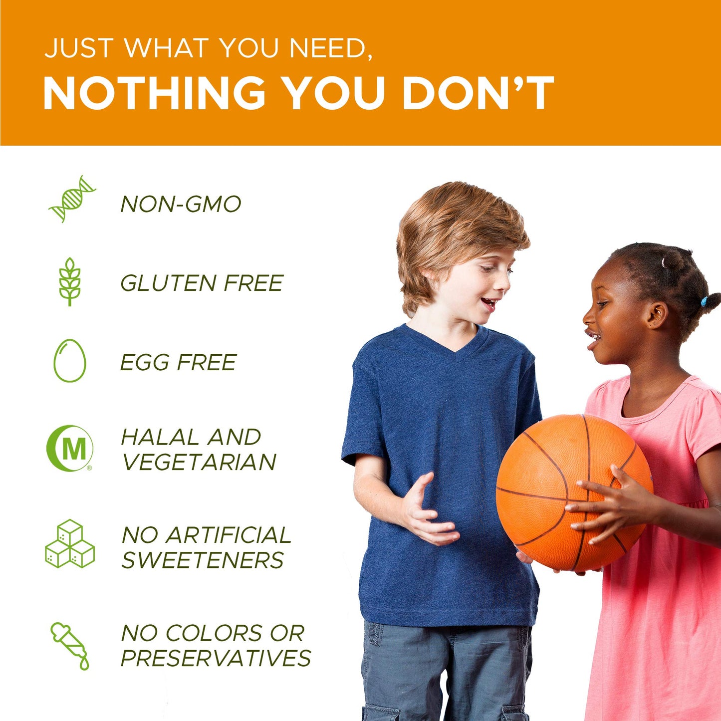 Vitaminas para salud ósea e inmune para niños Noor Vitamins halal