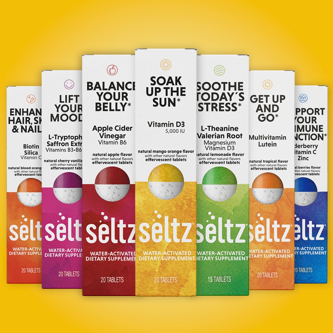 Vitaminas Seltz para sistema inmune huesos saludables