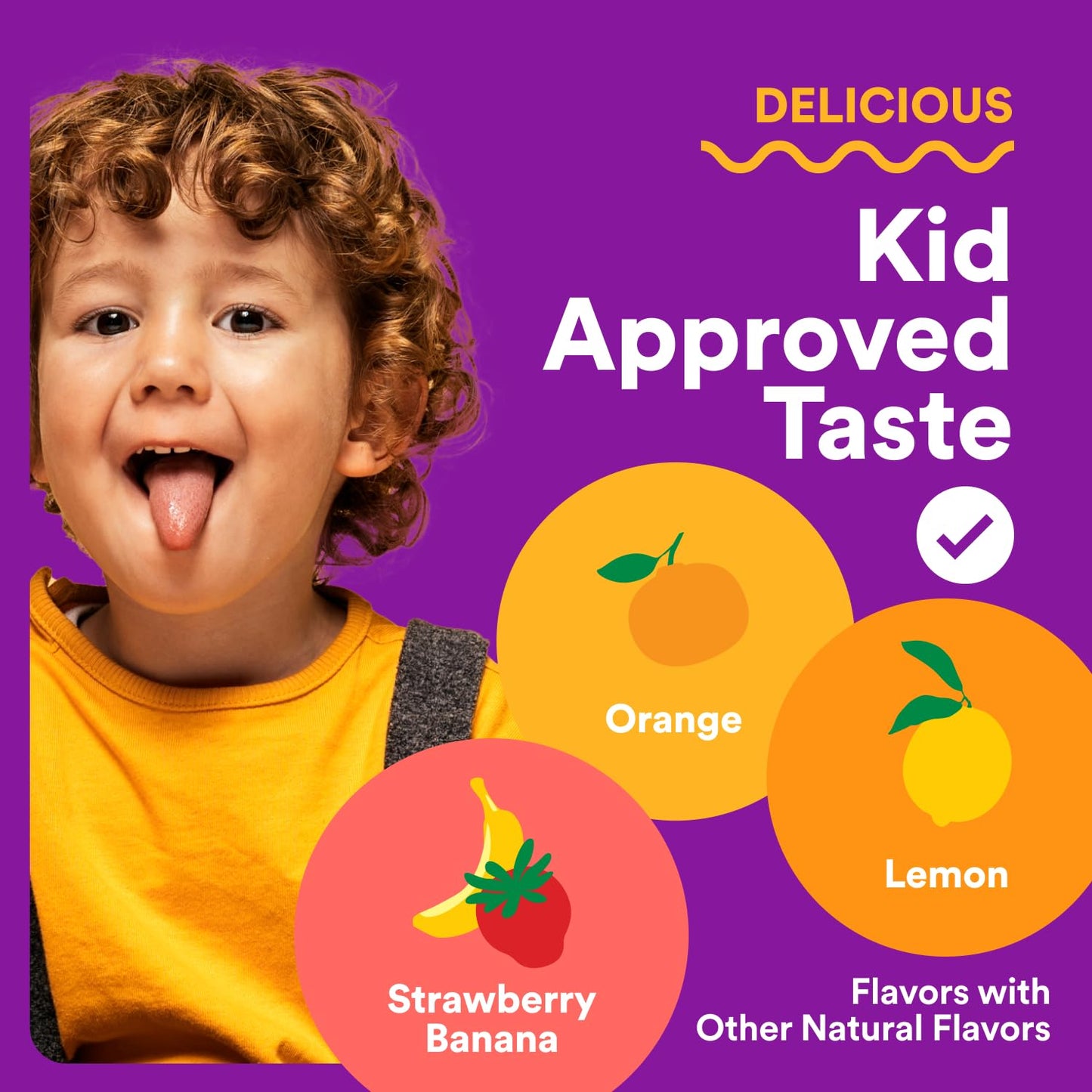 Vitaminas SmartyPants para niños con dos gomitas por porción diaria