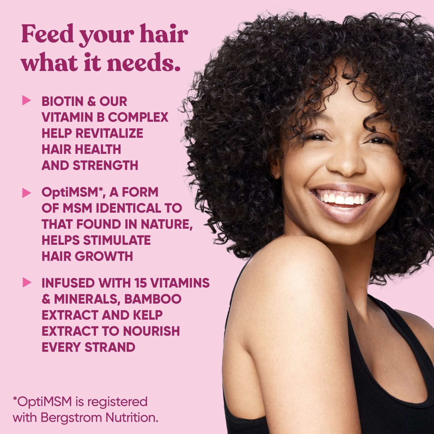 Vitaminas Vibrance botella 60 cápsulas para cabello