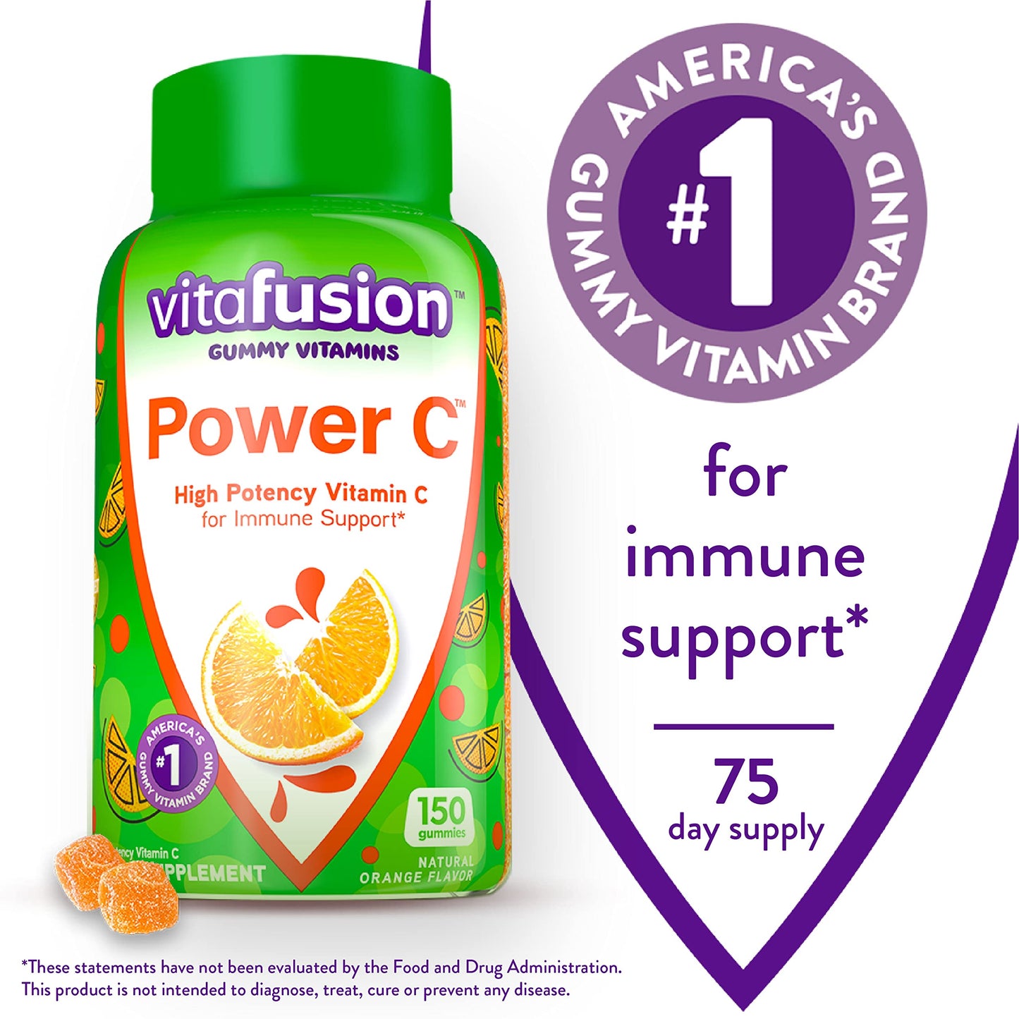 Vitaminas Vitafusion con vitamina D3 para huesos fuertes