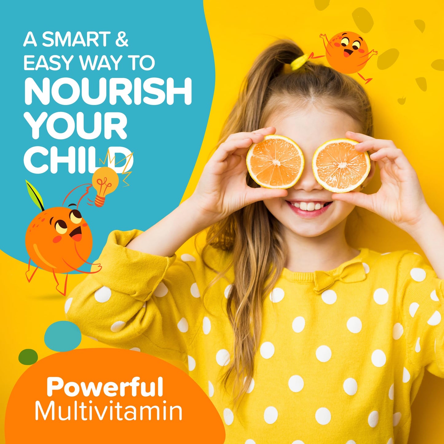 Vitamini Splash sabor naranja para niños
