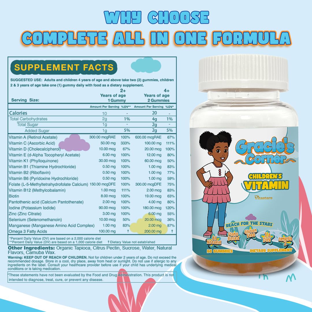 Vitastars Gracie's Corner suplemento vitamínico infantil