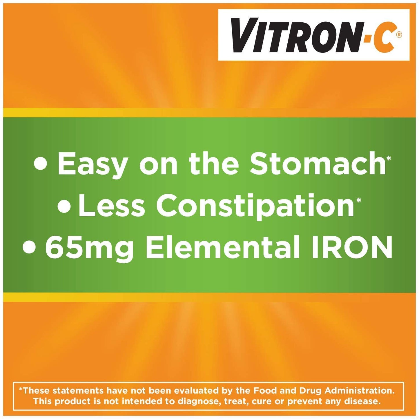 Vitron-C suplemento con hierro y vitamina c alta potencia