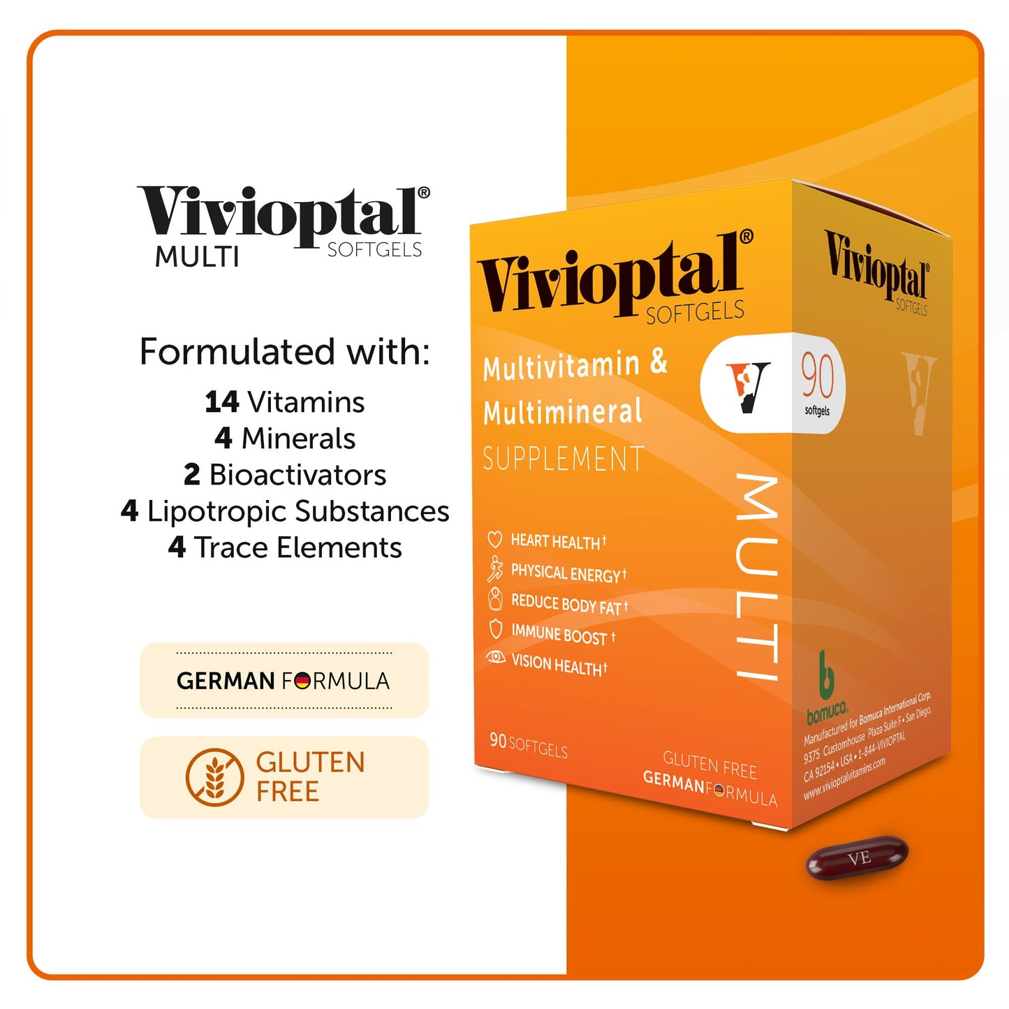 Vivioptal 90 Cápsulas con imagen de la cápsula