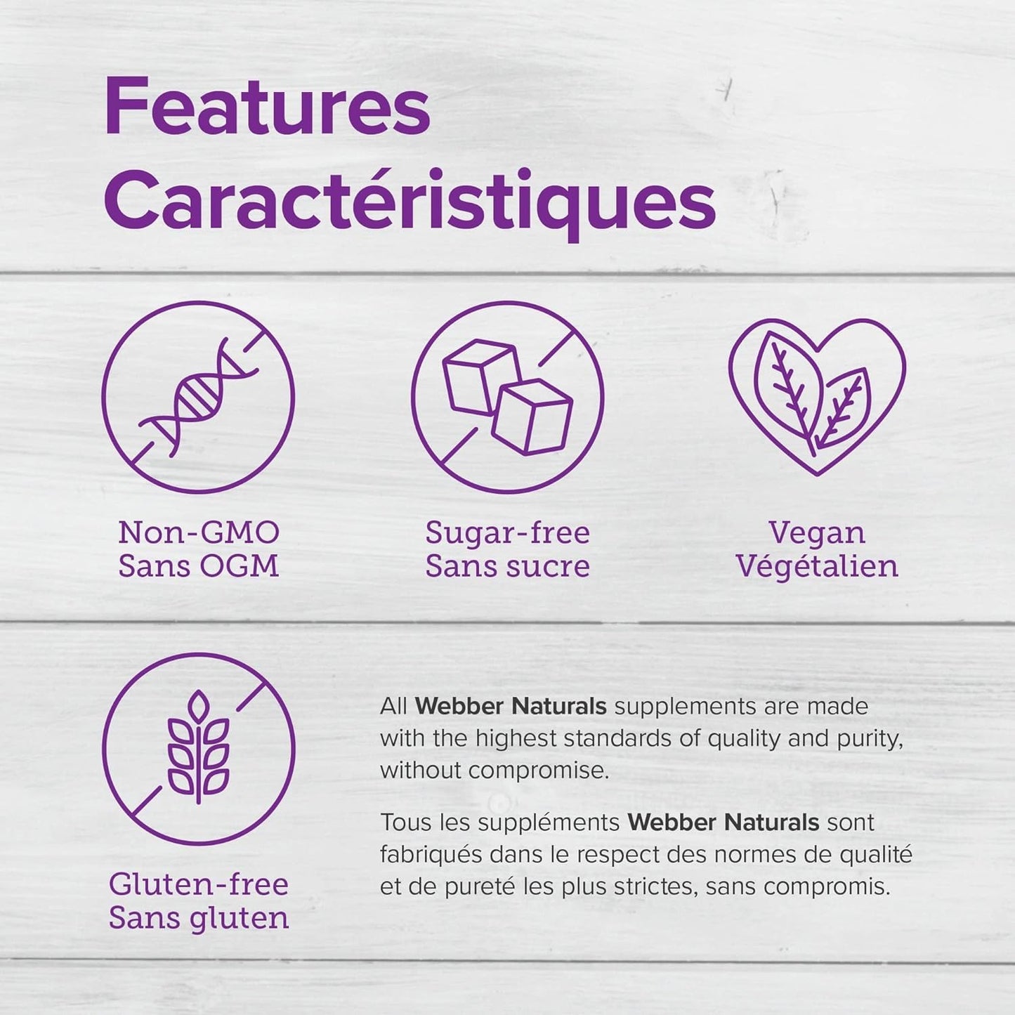 Webber Naturals vitamina b12 cianocobalamina apoyo saludable