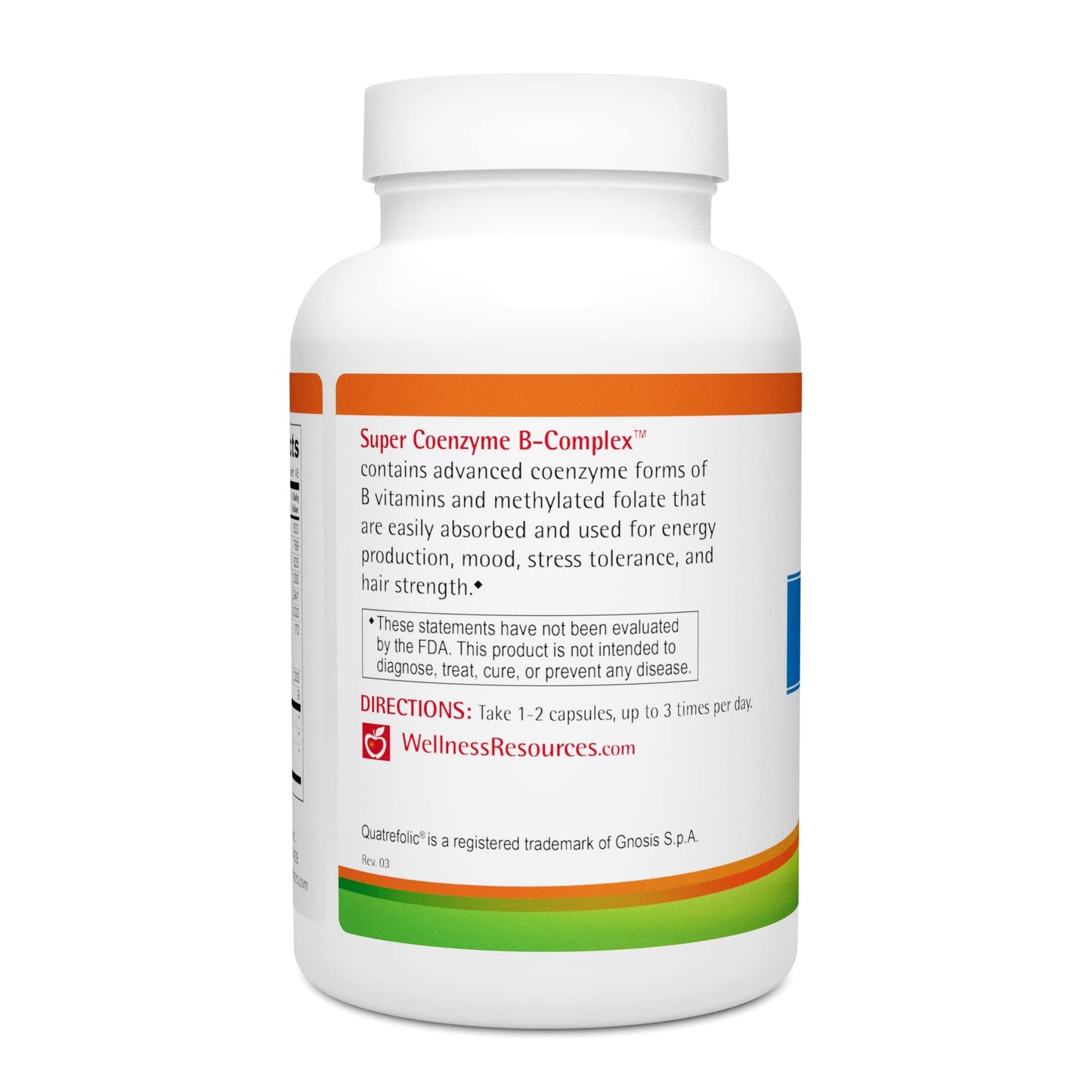Instrucciones Wellness Resources suplemento complejo B