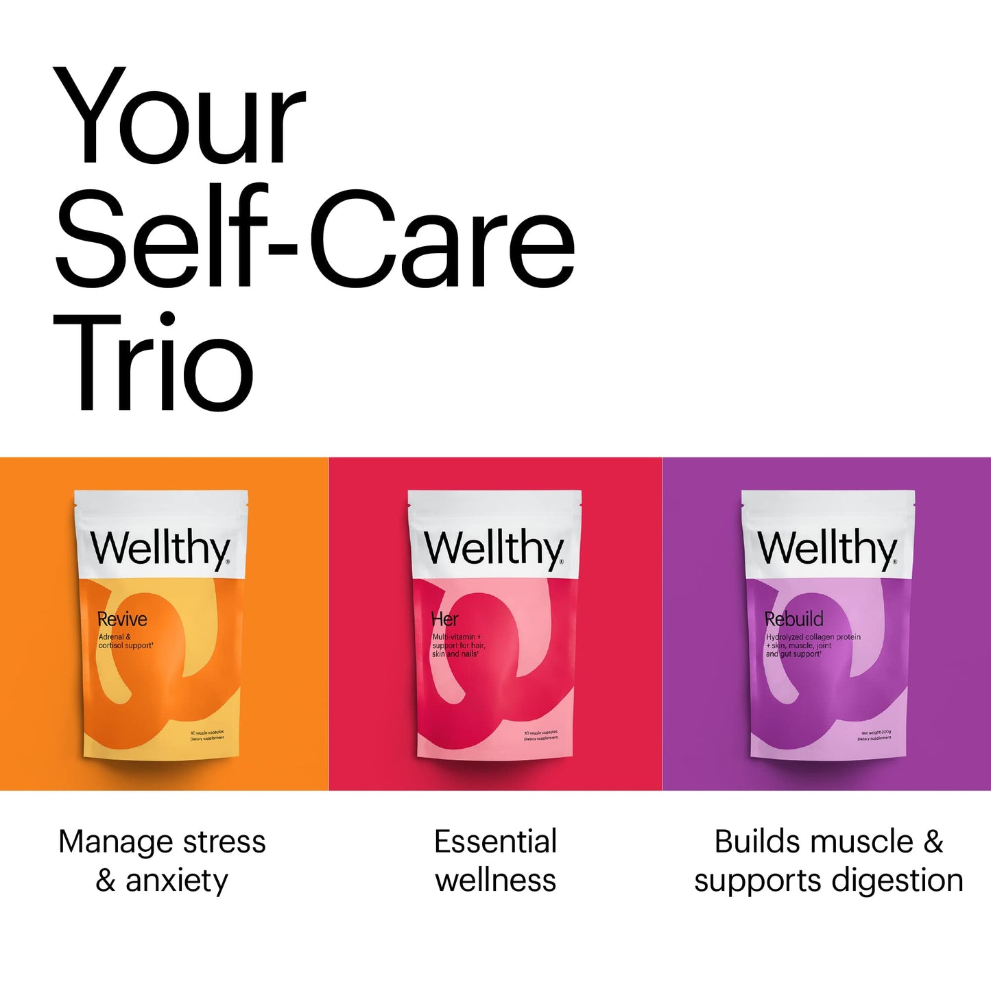 Wellthy Her multivitamínico mujeres auto cuidado