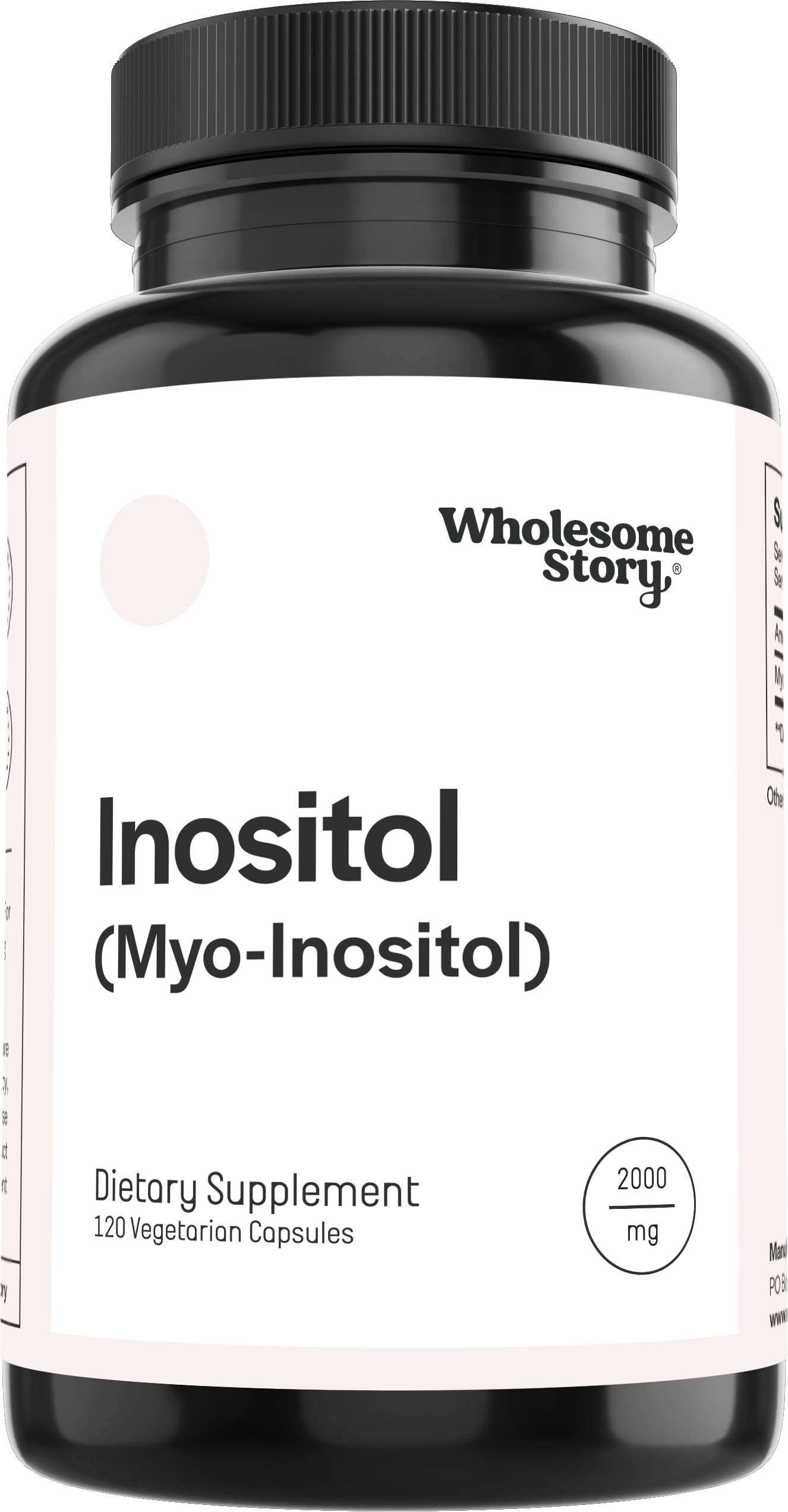 Wholesome Story suplemento mio-inositol 120 cápsulas