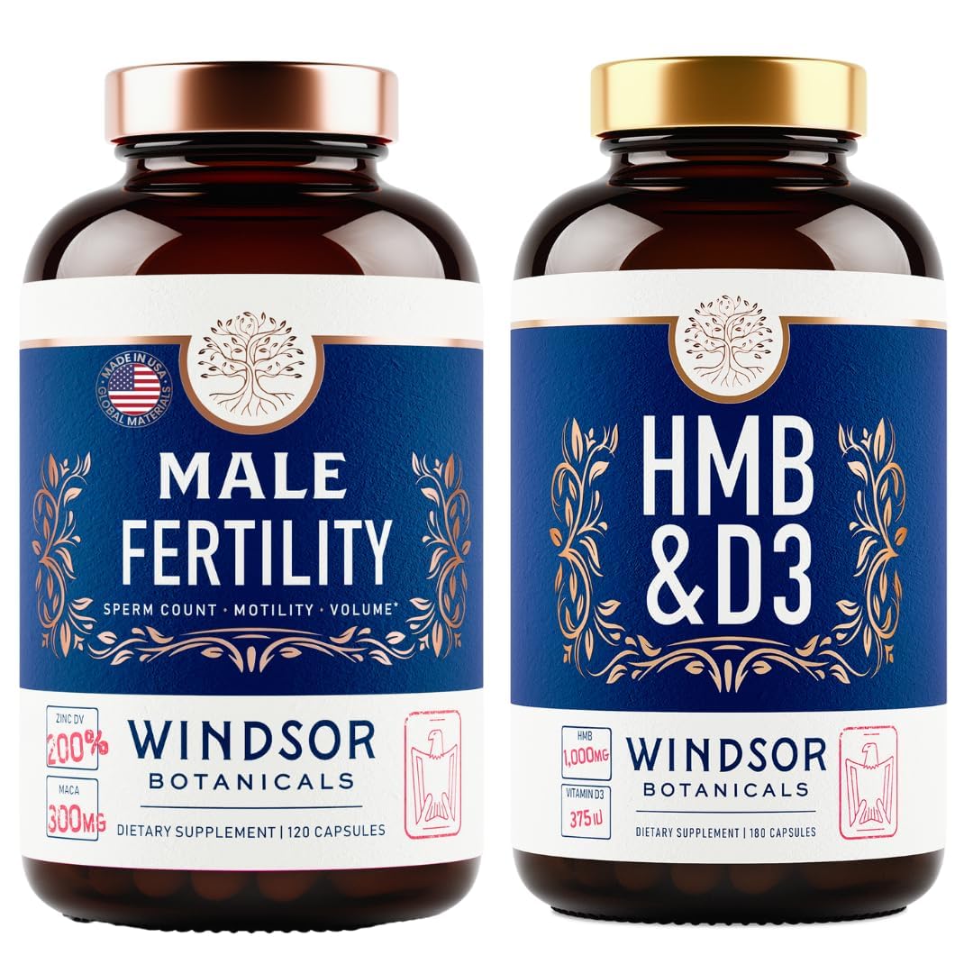 WINDSOR BOTANICALS suplemento HMB vitamina D3 calcio