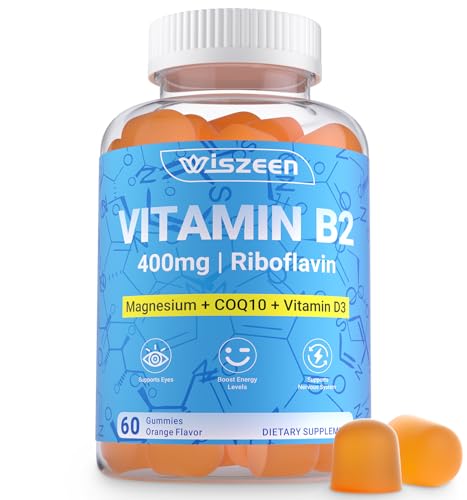 Wiszeen vitaminas B2 sin azúcar, 400mg gomitas