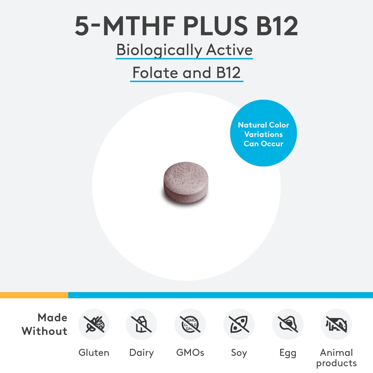 Tabletas XYMOGEN 5-MTHF y Metil B12 rápida disolución