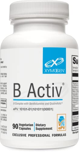 XYMOGEN vitamina b complejo caja frontal 90 cápsulas