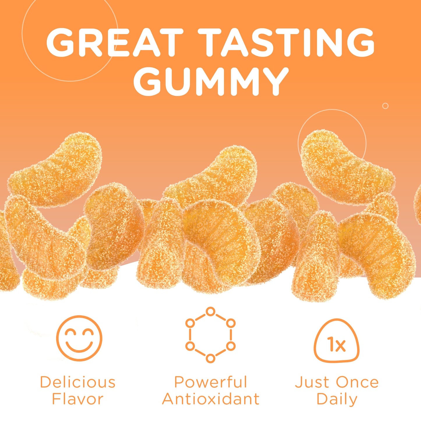 Gomitas masticables vitamina c Zahler para apoyo inmunológico