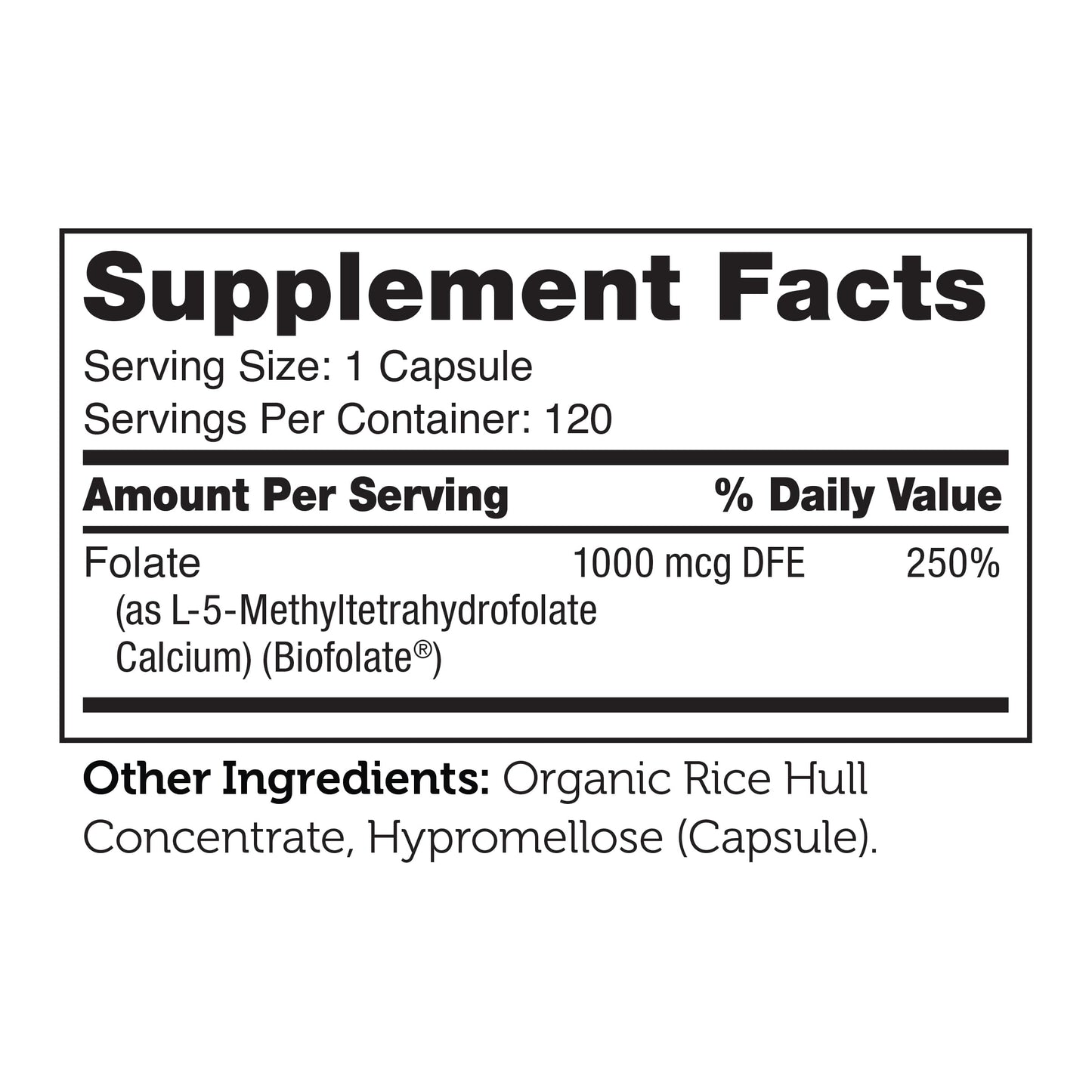 Zahler, suplemento metilfolato 1000mcg para salud de la mujer embarazada