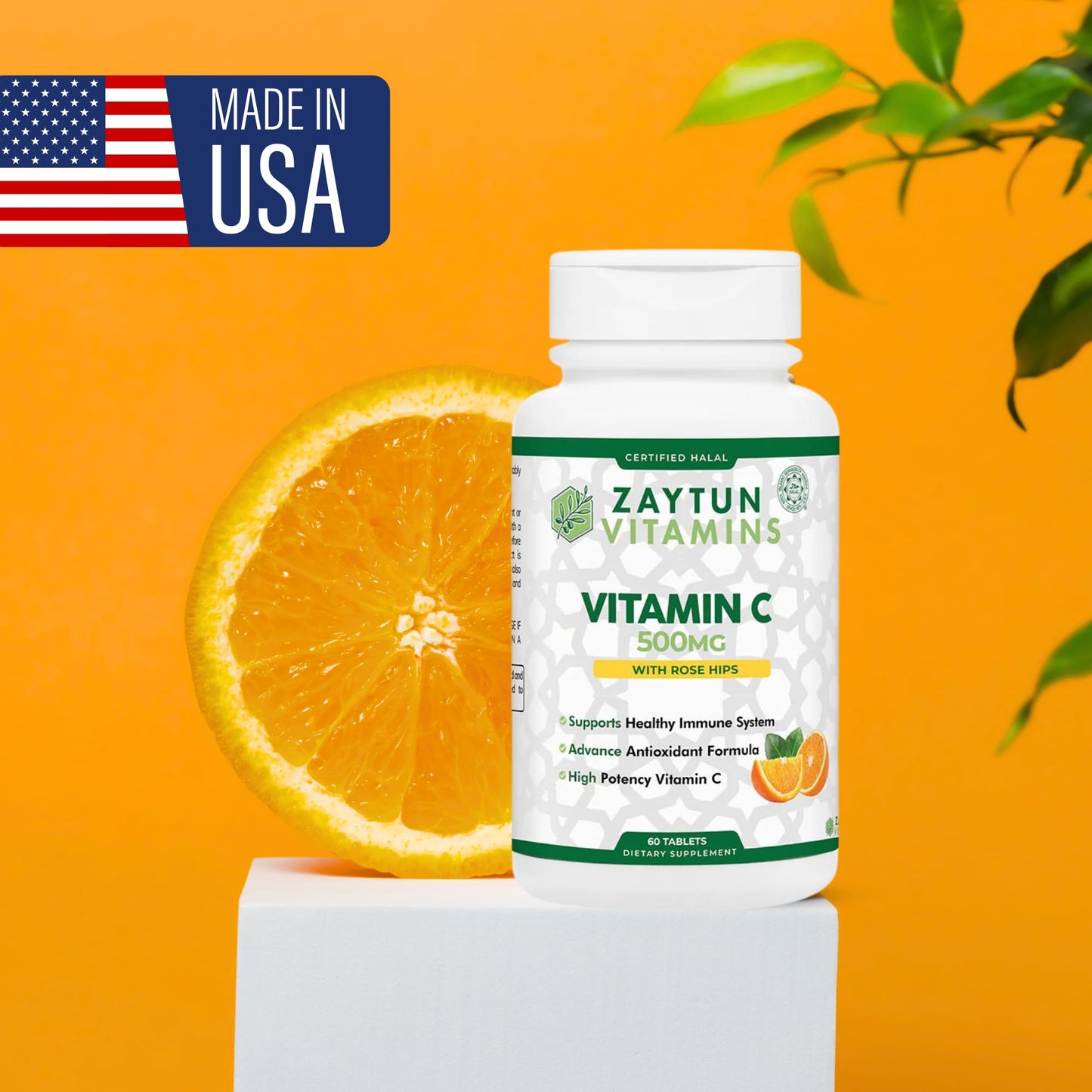 Zaytun vitaminas 2 meses suministro vitamina C halal