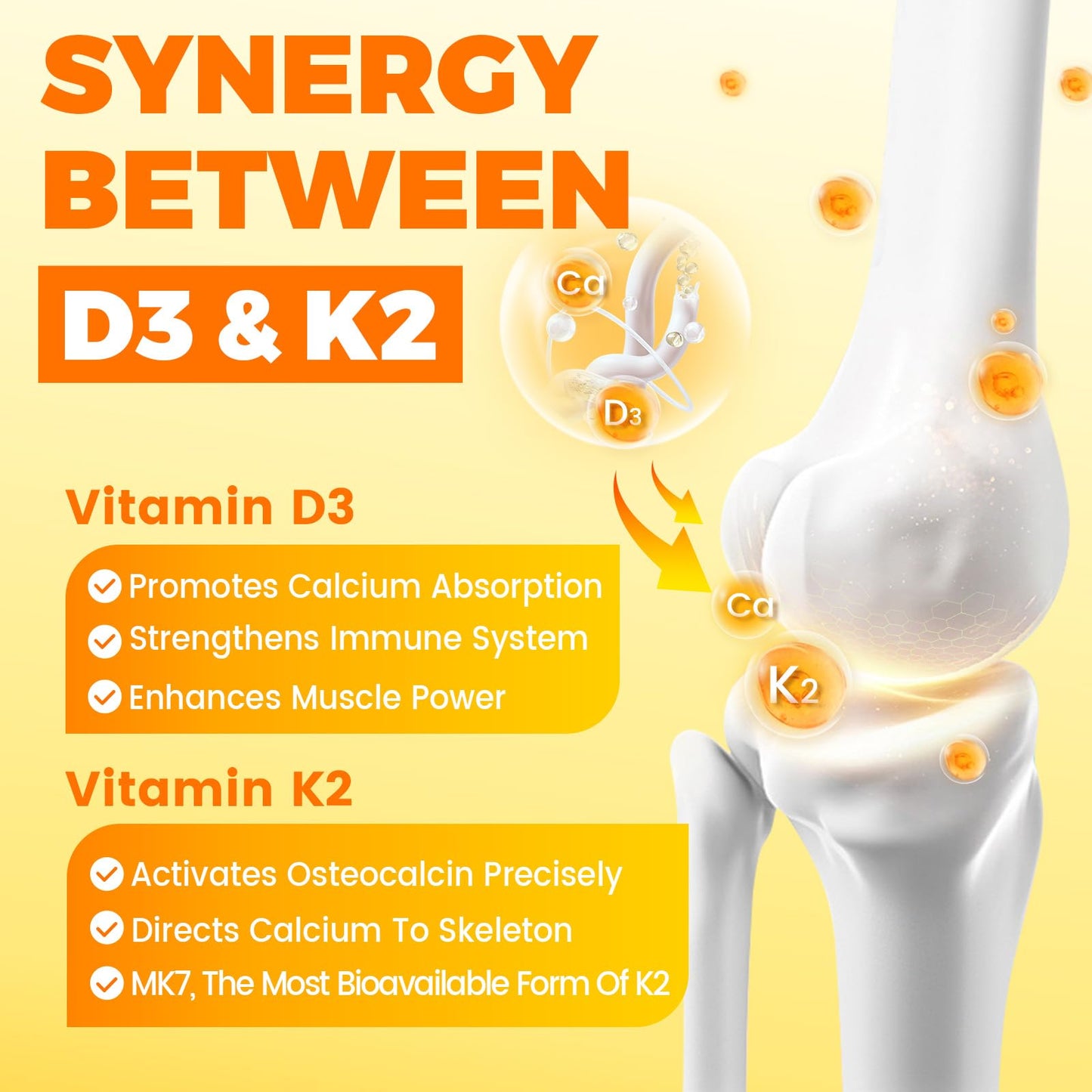 ZEBORA cápsulas vitamina d3 k2 triple absorción alta calidad