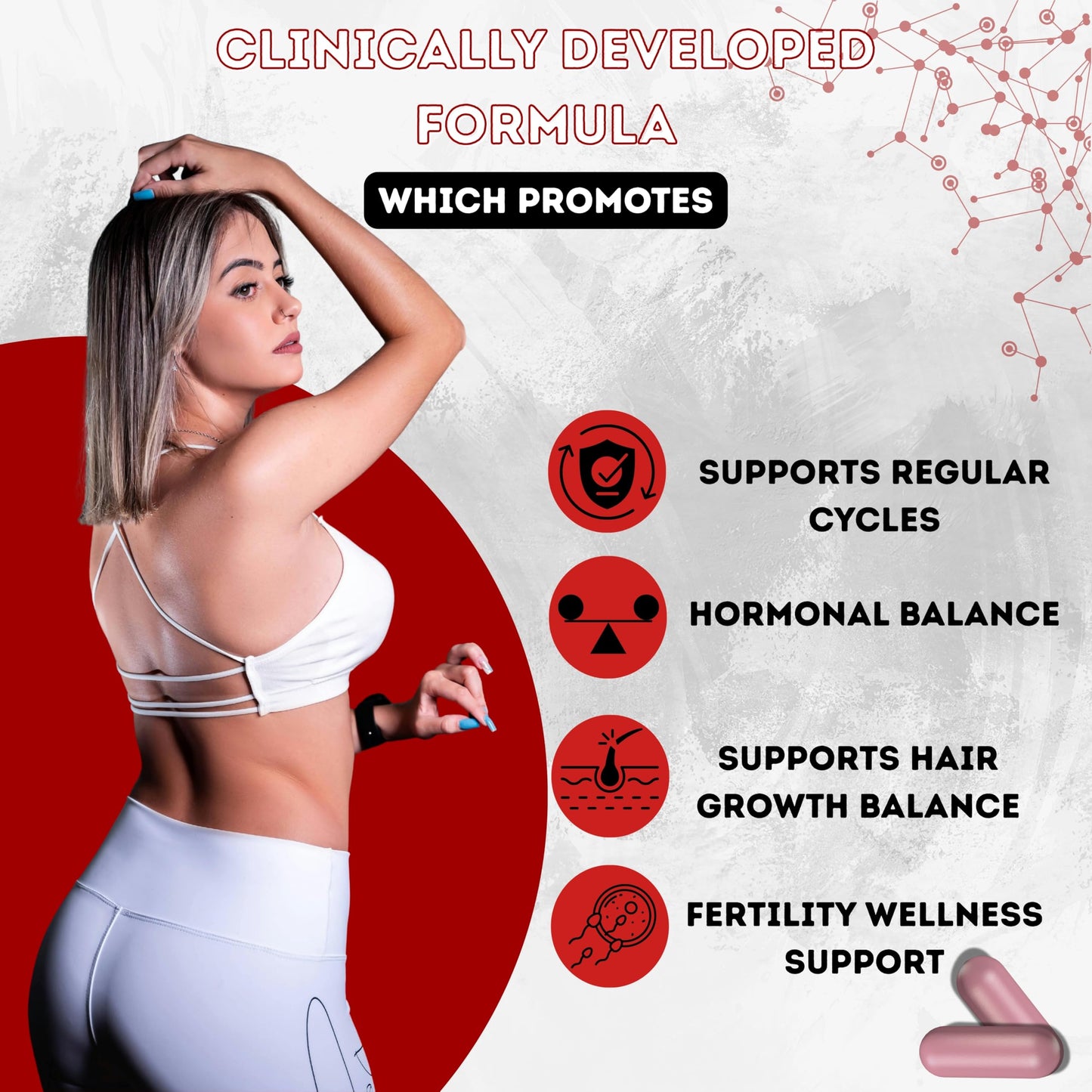 Cápsulas del multivitamínico ZOHROJ para salud femenina