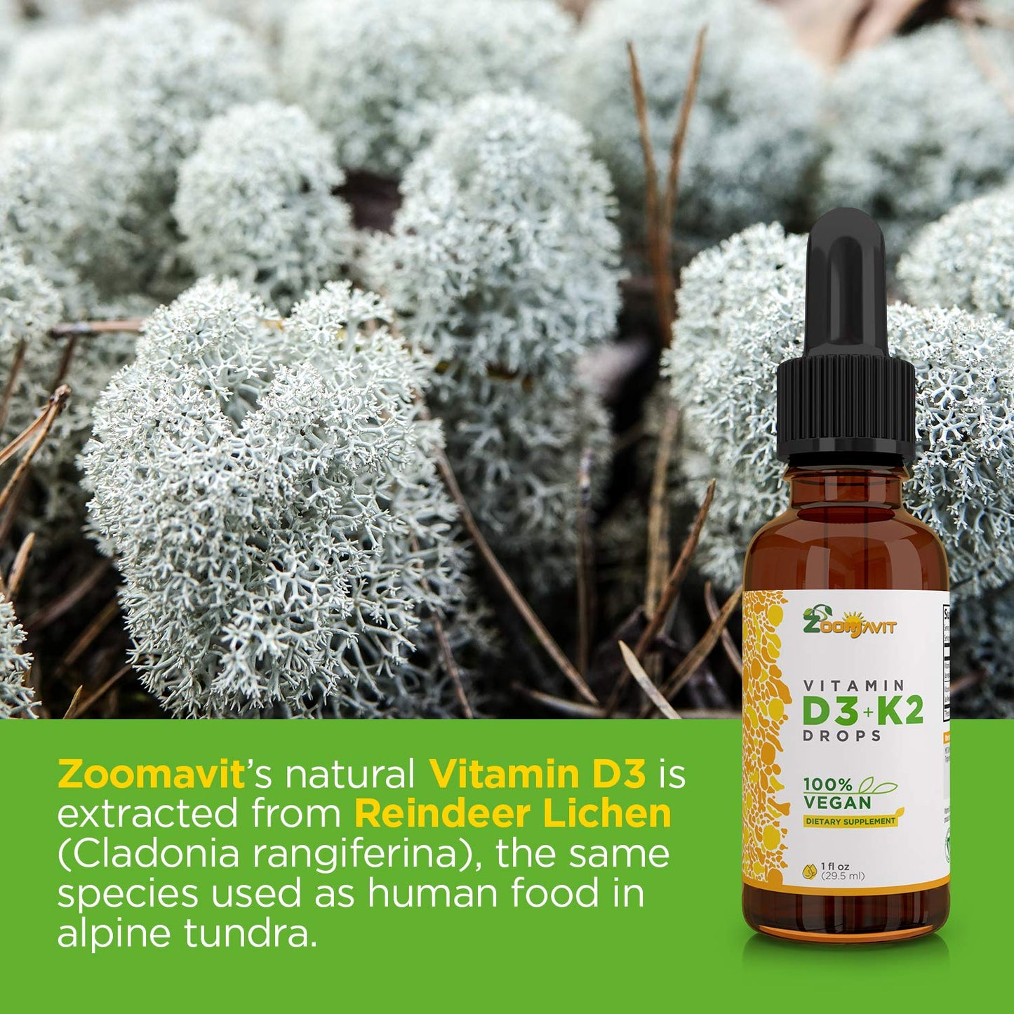 Zoomavit gotas líquidas vitamina d3 k2 para soporte óseo e inmunológico