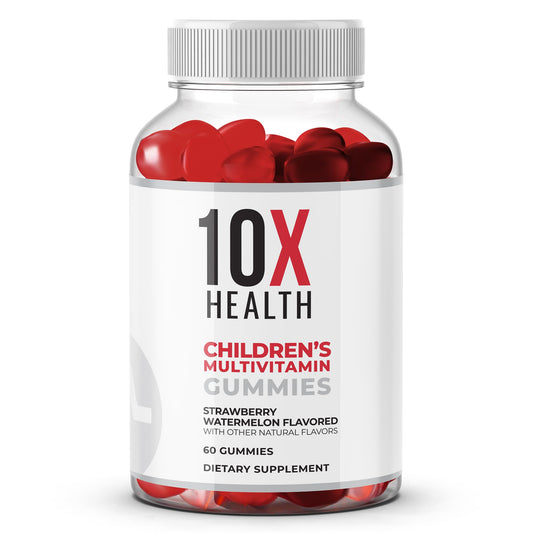 Paquete gomitas multivitamínicas 10X Health sabor fresa sandía
