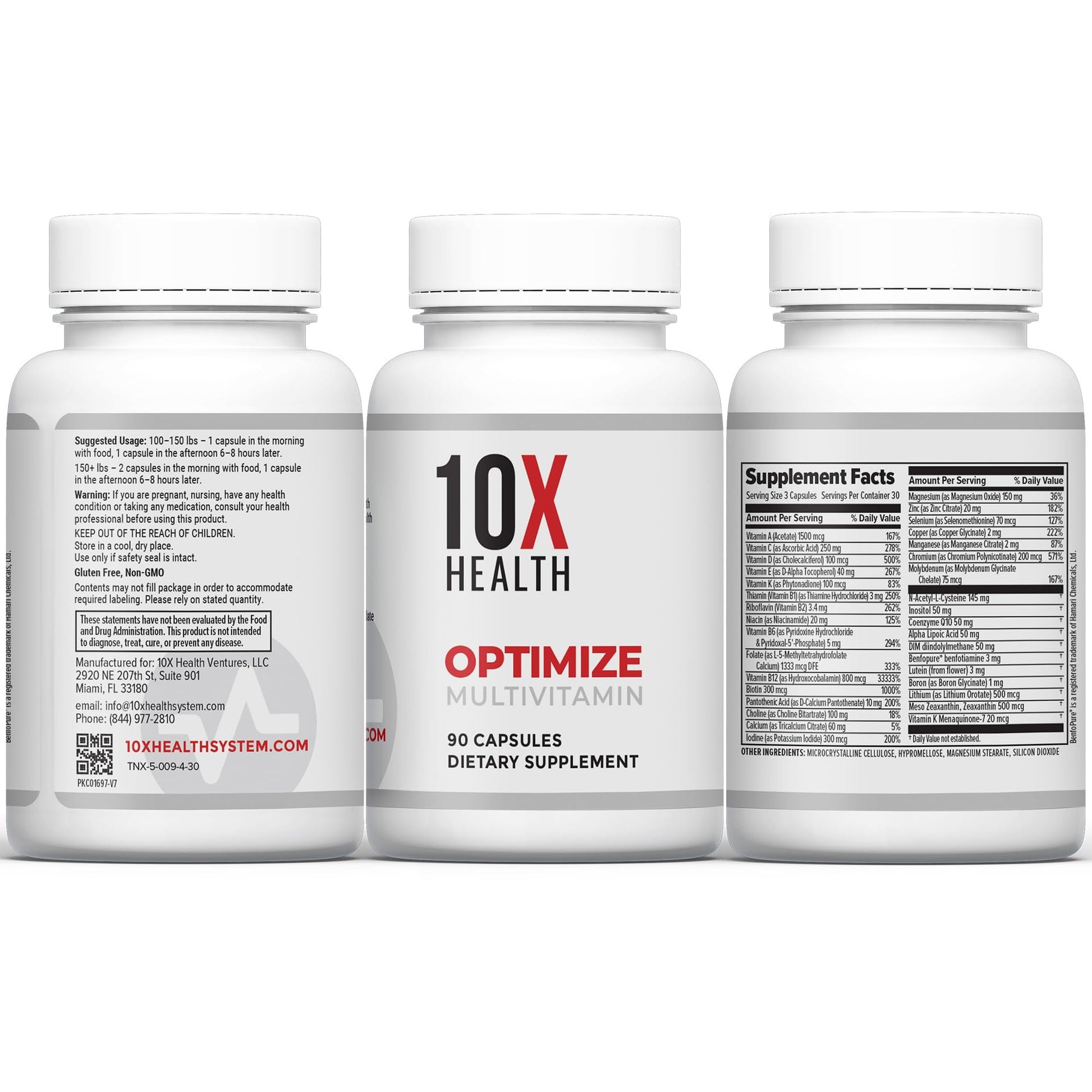10X Vitamina C cápsulas concentradas para producción de colágeno