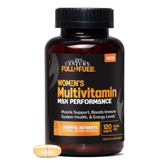 Frasco multivitamínico 21st Century para mujer, 120 cápsulas