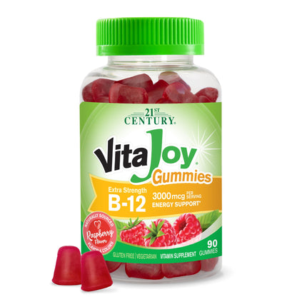 21st Century VitaJoy gomitas vitamina b12 sabor frambuesa