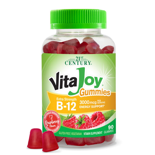 21st Century VitaJoy gomitas vitamina b12 sabor frambuesa