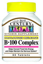 21st century vitamina b-100 complejo paquete 6 frascos