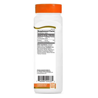 21st Century vitamina C tabletas antioxidantes