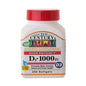 Paquete de 3 21st Century D3 1000 UI Softgels con 250 cápsulas cada uno