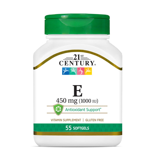 21st Century Vitamina E 1000 UI cápsulas blandas