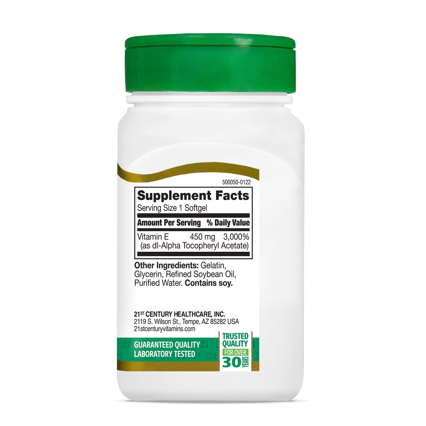 21st Century Vitamina E 55 cápsulas blandas