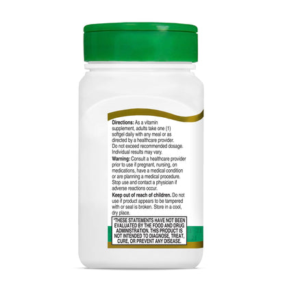 21st Century Vitamina E sin aditivos artificiales