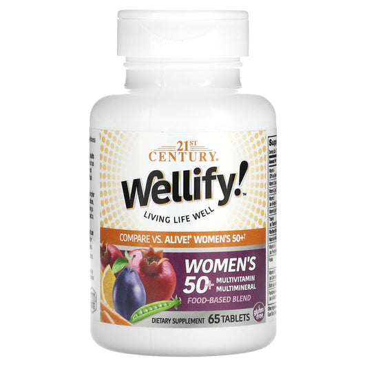 21st Century Wellify multivitaminas para mujeres 50+ con 65 tabletas