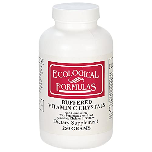 Paquete de 250g cristales vitamina C buffered Ecological Formulas