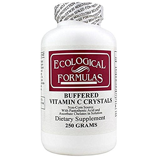 Paquete de 250g cristales vitamina C buffered Ecological Formulas