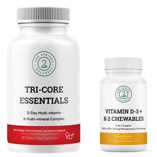2nd Springs Tri-Core Essentials multivitamínico y multimineral