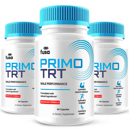 3 paquetes suplemento Primo TRT con 180 cápsulas para salud y bienestar