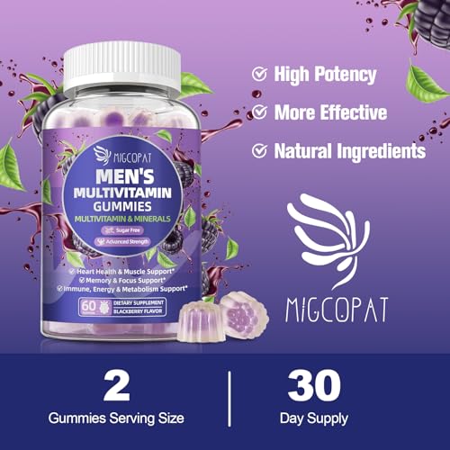 30 días de suministro de gomitas multivitamínicas para hombres
